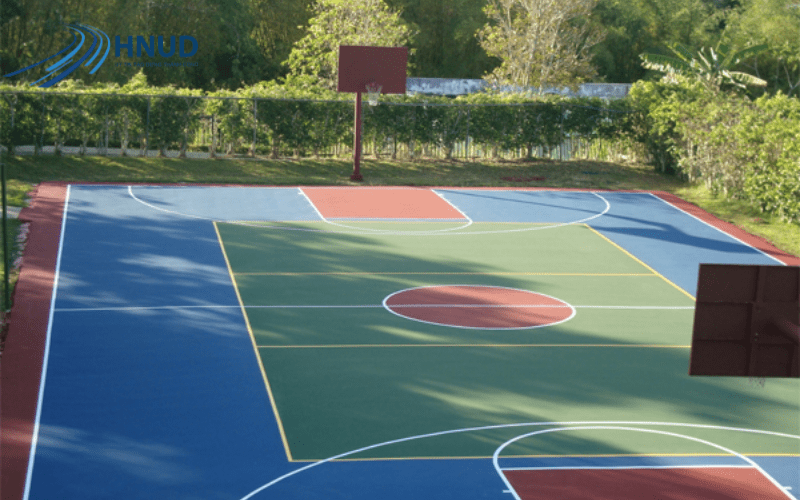 QUY TRÌNH THI CÔNG SÂN BÓNG RỔ TRÊN MẶT NHỰA ASPHALT 2 san bong ro