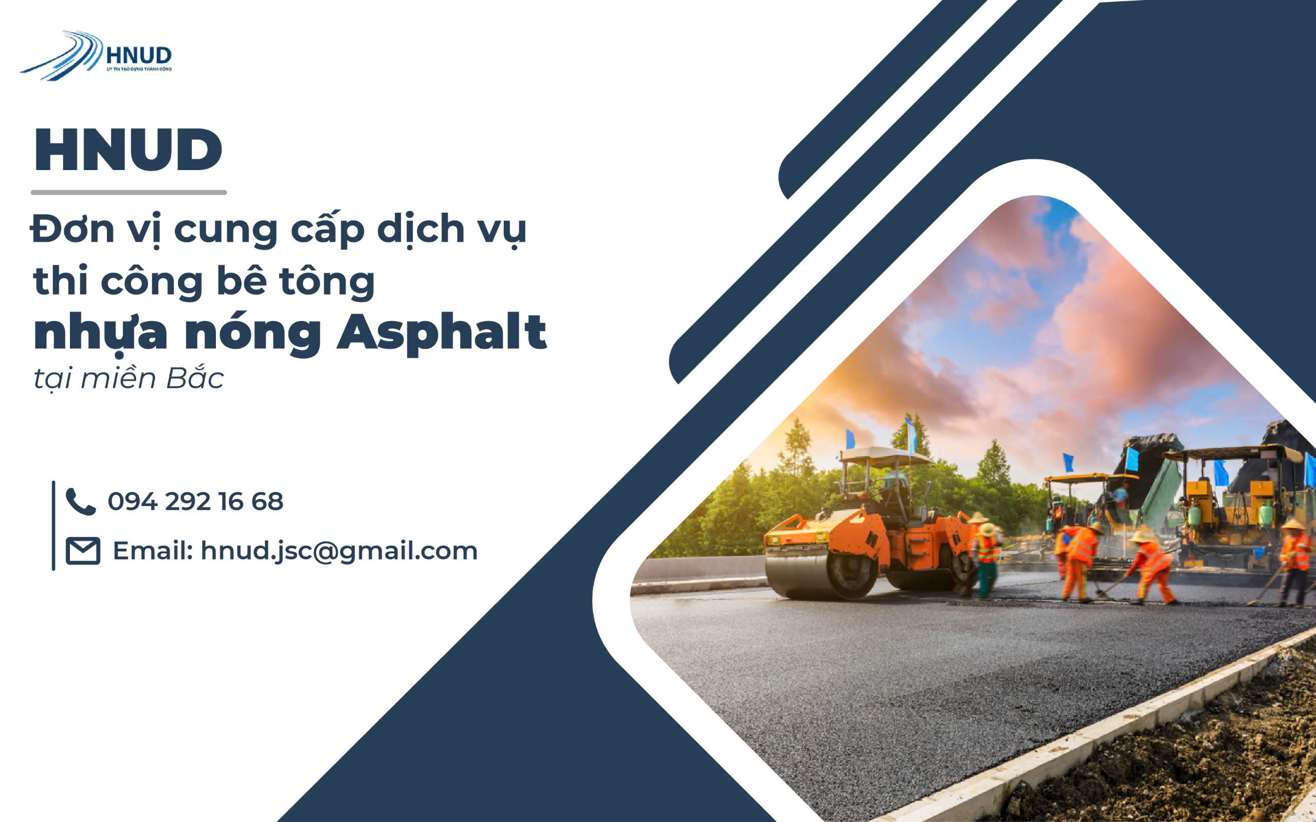 HNUD - Đơn vị cung cấp dịch vụ thi công bê tông nhựa nóng chất lượng cao
