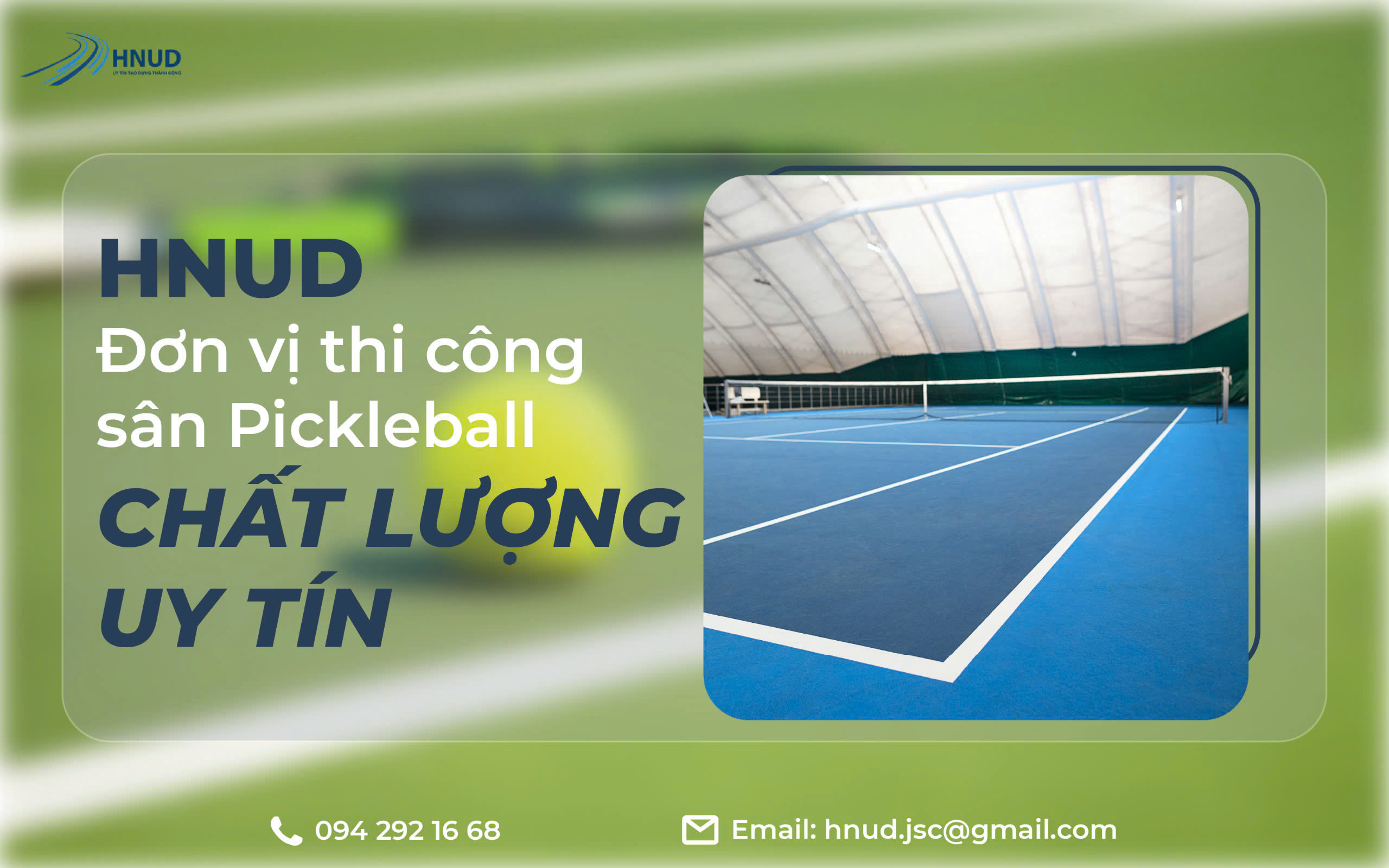 PICKLEBALL TRỞ THÀNH HIỆN TƯỢNG THỂ THAO ƯA CHUỘNG TẠI VIỆT NAM 3 HNUD – Đơn vị thi công sân Pickleball chất lượng, uy tín